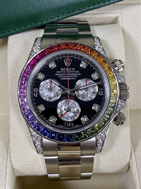 Rolex rainbow daytona watch